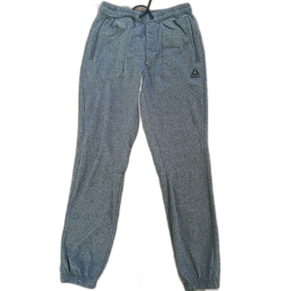 Reebok Gray Jogger Sweat Pants Athletic Unisex Size Small